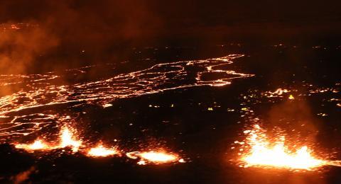 Eldgos við Sundhnúksgíga aðfararnótt 19. desember 2023